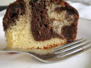 recette cake chocolat vanille