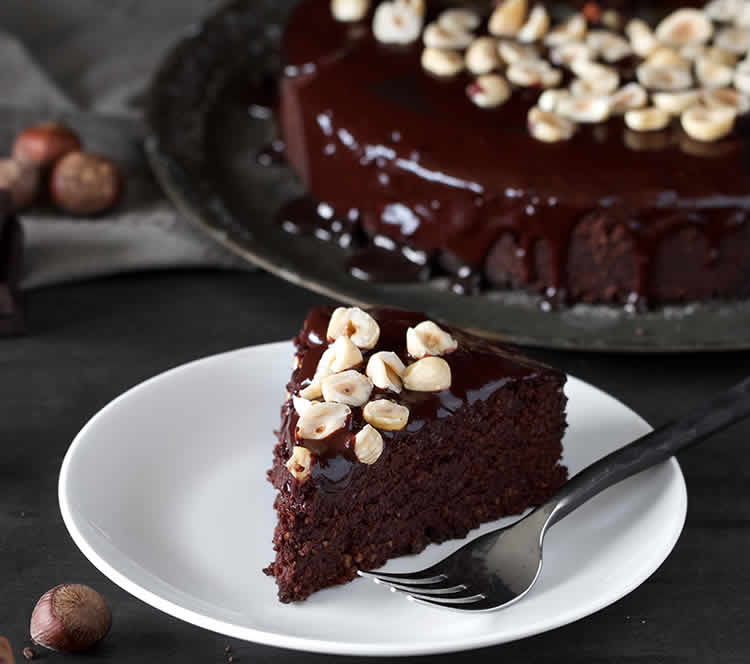 Recette gâteau au chocolat et noisettes