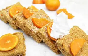 recette gateau avoine dattes et clementines