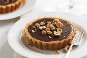 Recette mini tarte au chocolat et noisettes