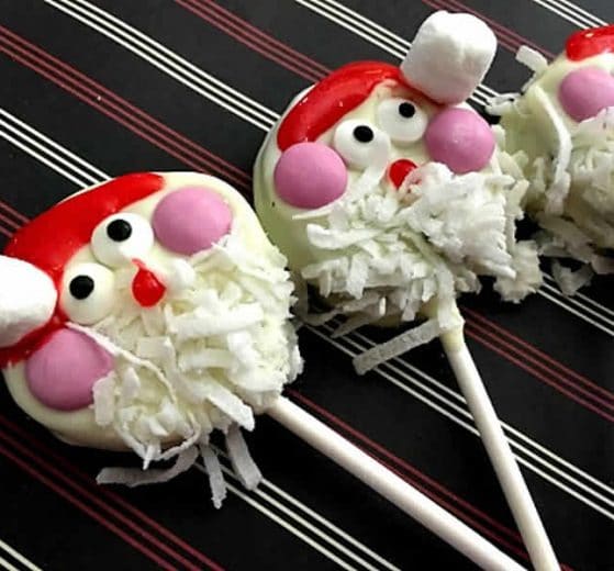Bonbons sucette Père Noël