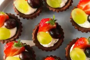 Recette mini tarte chocolat aux fruits