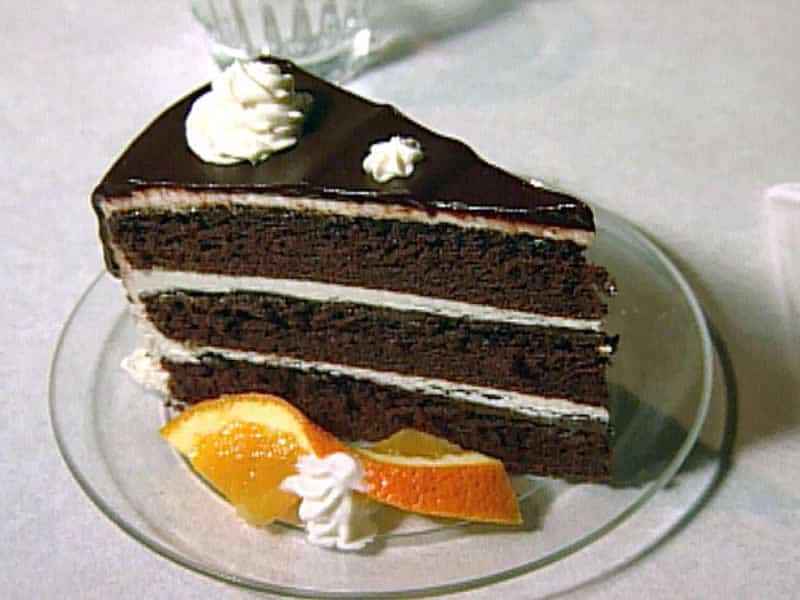 Gâteau fondant au chocolat avec glaçage