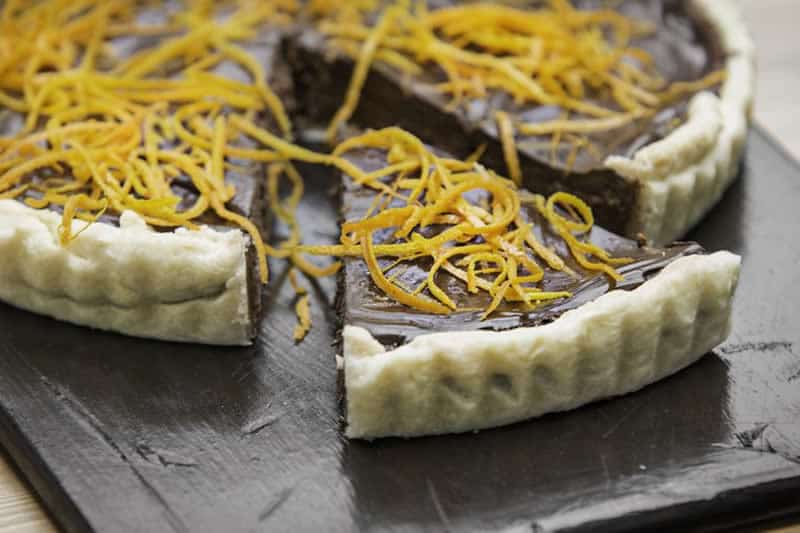 Tarte Crémeuse Au Chocolat Et à L Orange Recette Facile