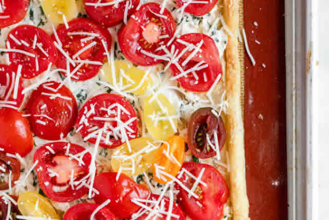 Tarte aux tomates et fromage 3