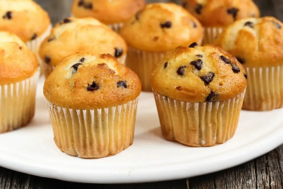 Muffins aux pépites de chocolat faciles