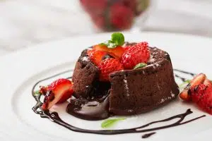 Fondant chocolat dessert