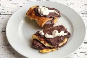 Pancake à la crème chocolat