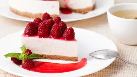 Cheesecake a la fraise et fromage