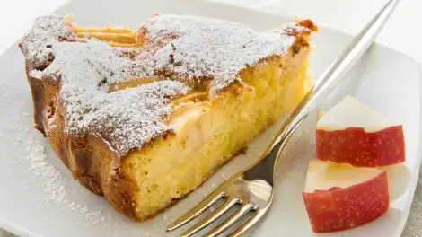 Gâteau fondant aux pommes