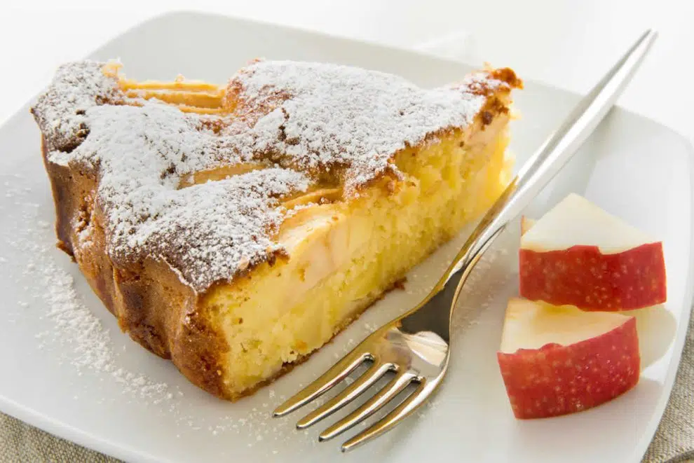 Gâteau fondant aux pommes