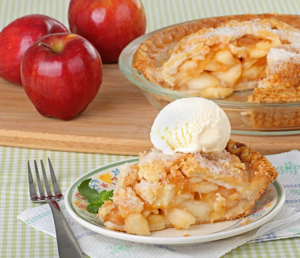 Tourte aux pommes à l'ancienne