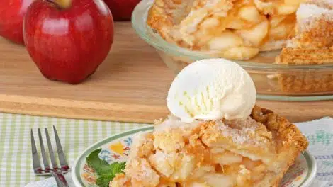 Tourte aux pommes à l'ancienne