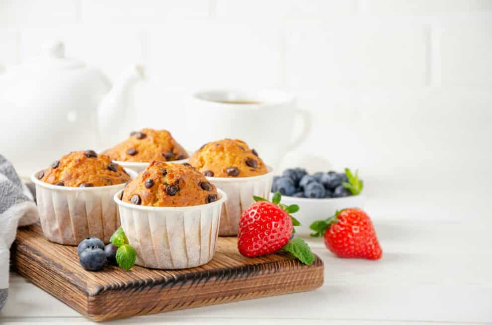 Muffins aux pépites de chocolat