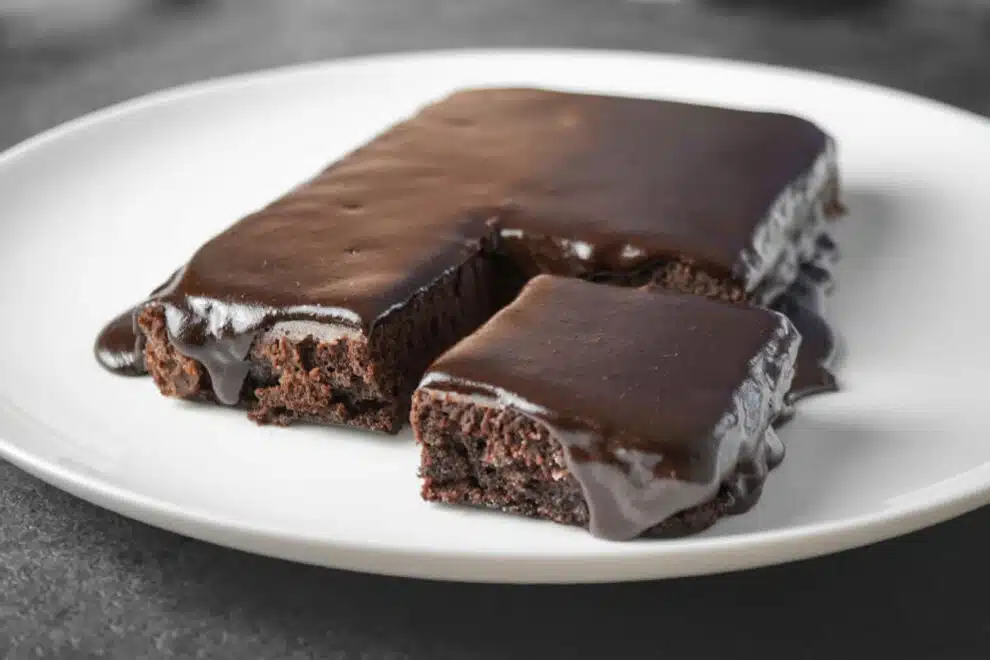 Gâteau au chocolat avec ganache