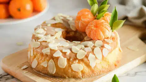 Gâteau moelleux à la mandarine facile