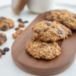 Cookies aux flocons d’avoine chocolat et amandes