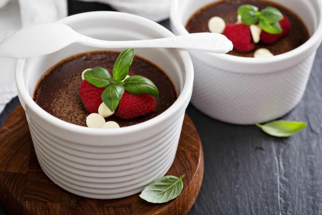 Dessert au chocolat fondant