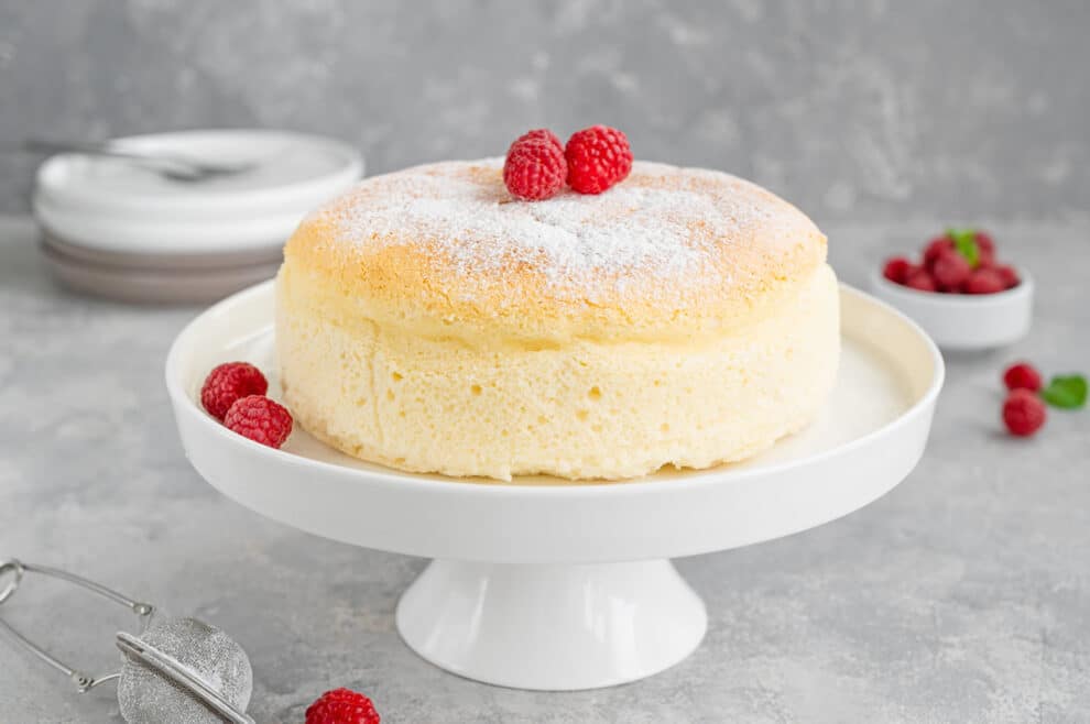 Gâteau japonais au fromage