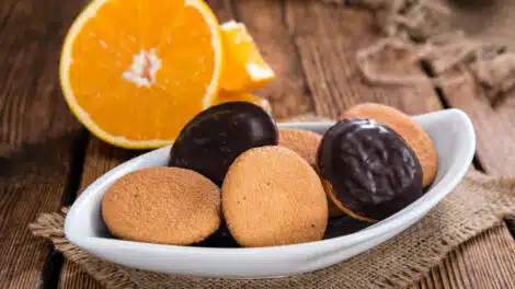 Biscuits à l'orange sans œufs