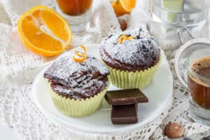 Cupcake chocolat et orange