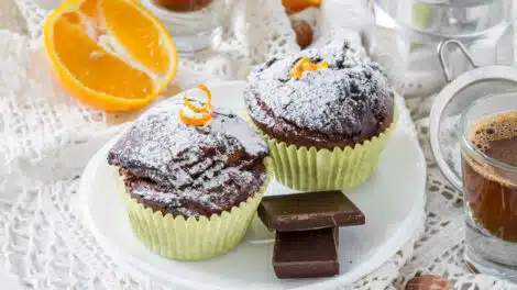 Cupcake chocolat et orange