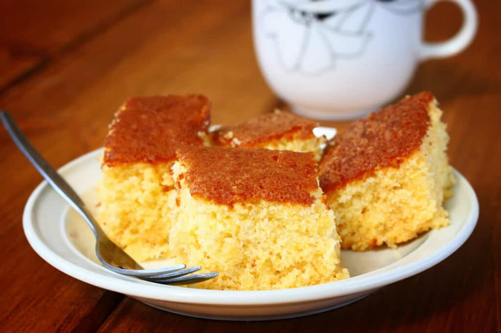 Gâteau à la semoule et au citron