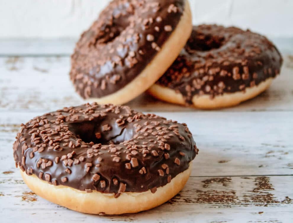 Beignets à la vanille et chocolat