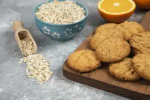 Biscuits à l'orange et flocons d'avoine