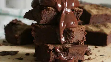 Brownies au chocolat sans farine