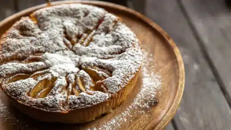 Cake aux pêches