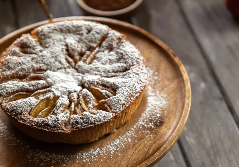 Cake aux pêches