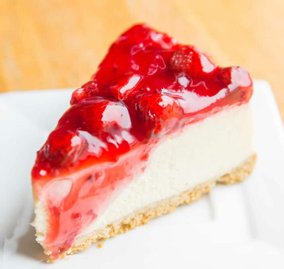 Cheesecake à la fraise sans cuisson
