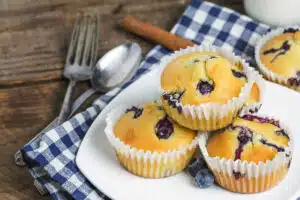 Muffins moelleux aux cerises