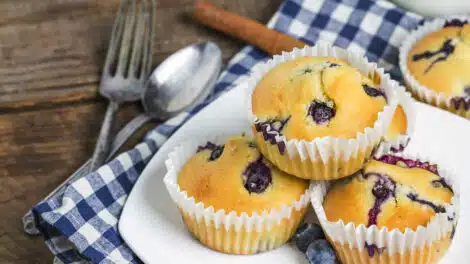 Muffins moelleux aux cerises