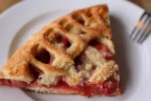 Tarte à la confiture de fraise