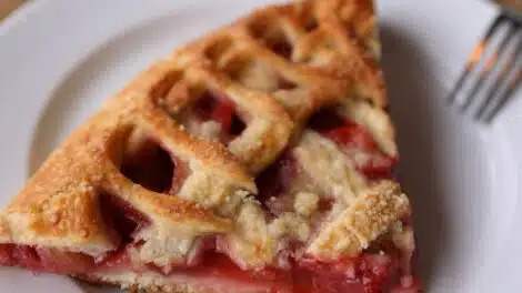 Tarte à la confiture de fraise