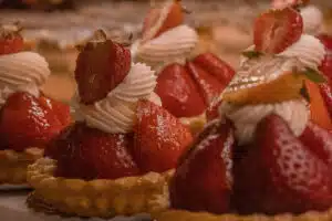 Tartelettes aux fraises à la crème chantilly