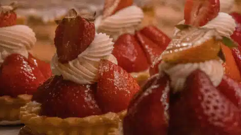 Tartelettes aux fraises à la crème chantilly