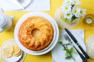 Gâteau moelleux au citron facile