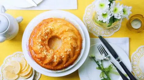 Gâteau moelleux au citron facile