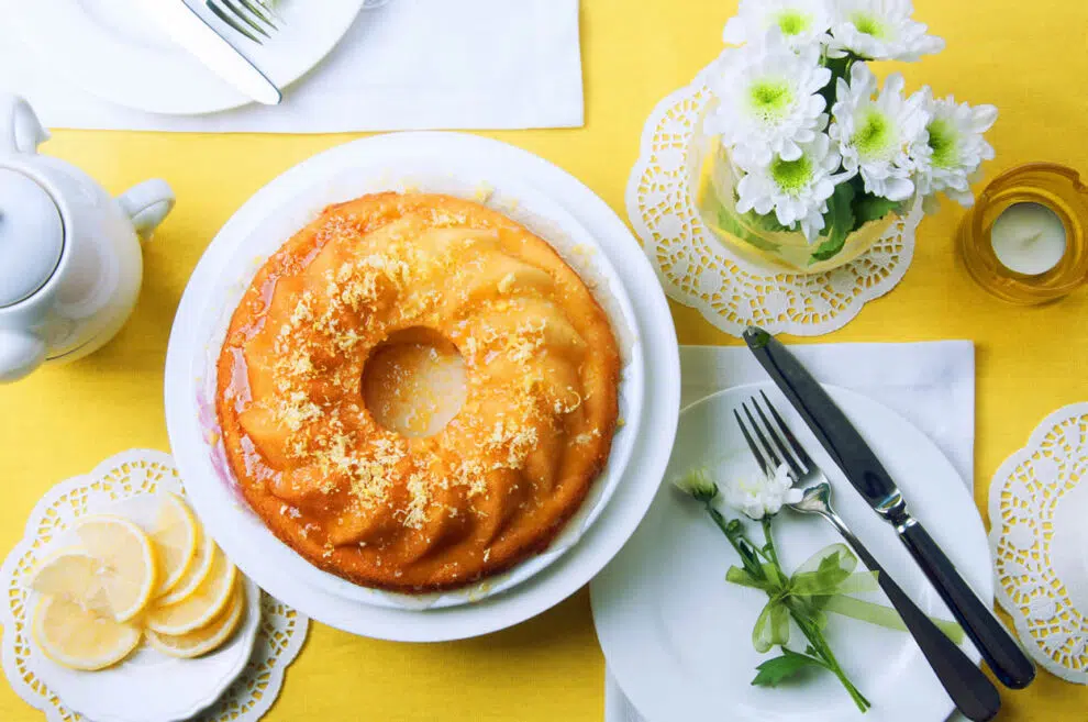 Gâteau moelleux au citron facile