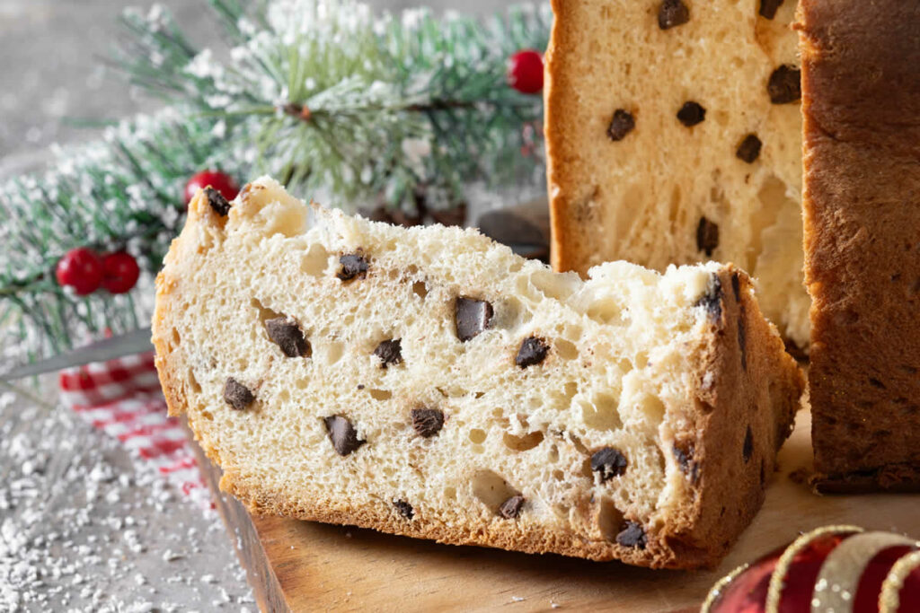 Panettone aux pépites de chocolat