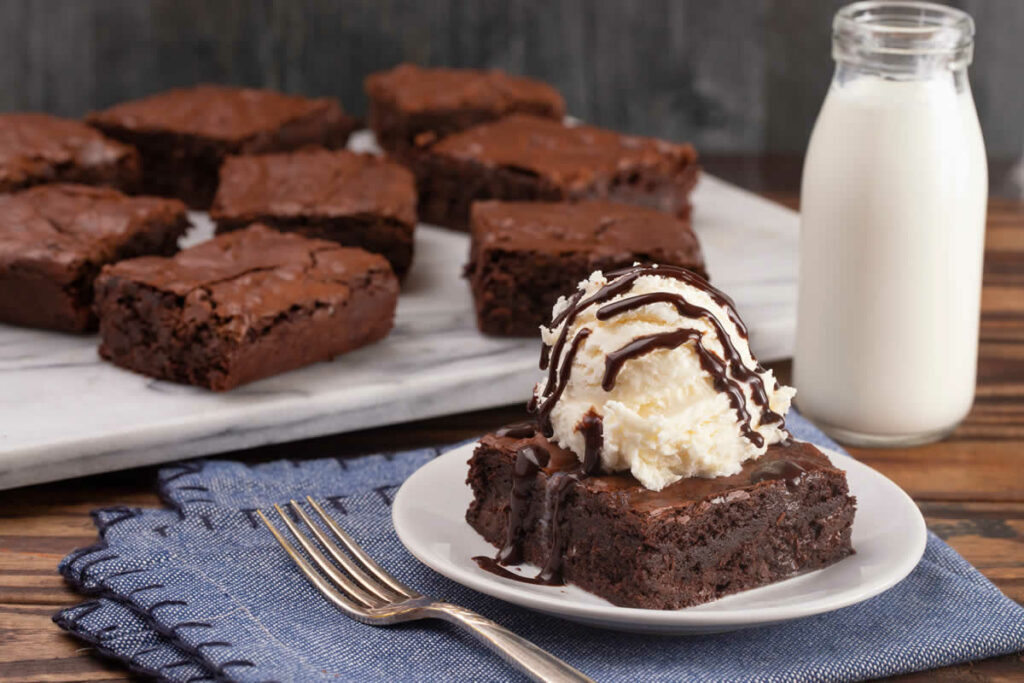 Brownie au chocolat noir