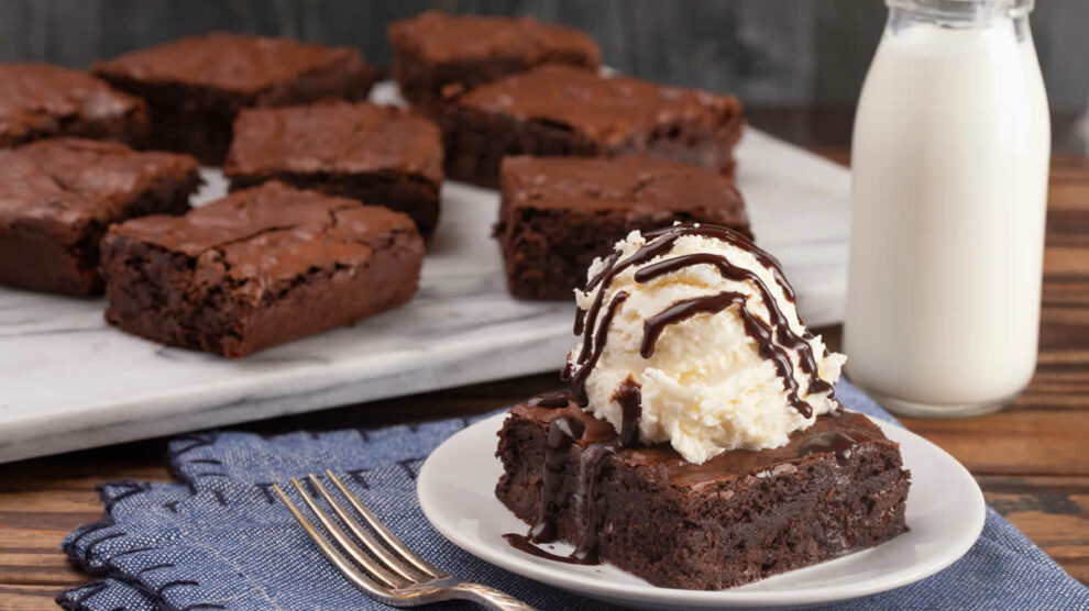 Brownie au chocolat noir