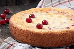 Cake aux cerises maison