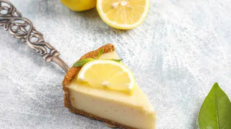 Cheesecake citron pour le dessert