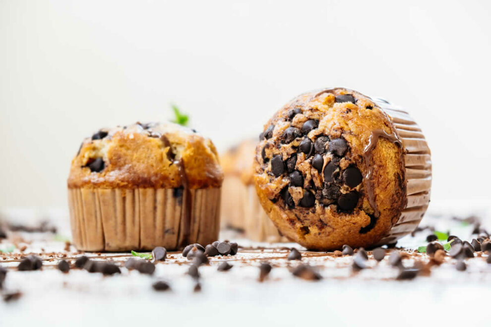 Muffins moelleux aux pépites de chocolat