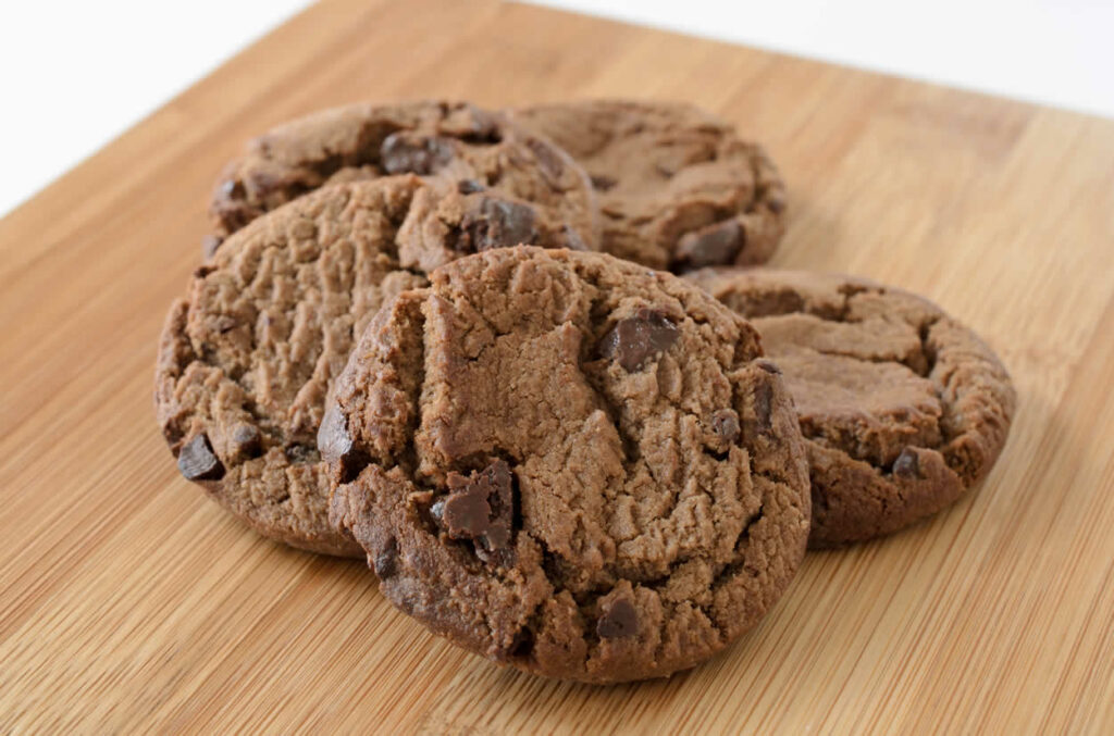 Cookies cacao et pépites de chocolat