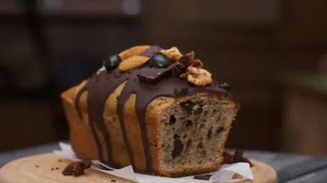 Gâteau banane pépite chocolat